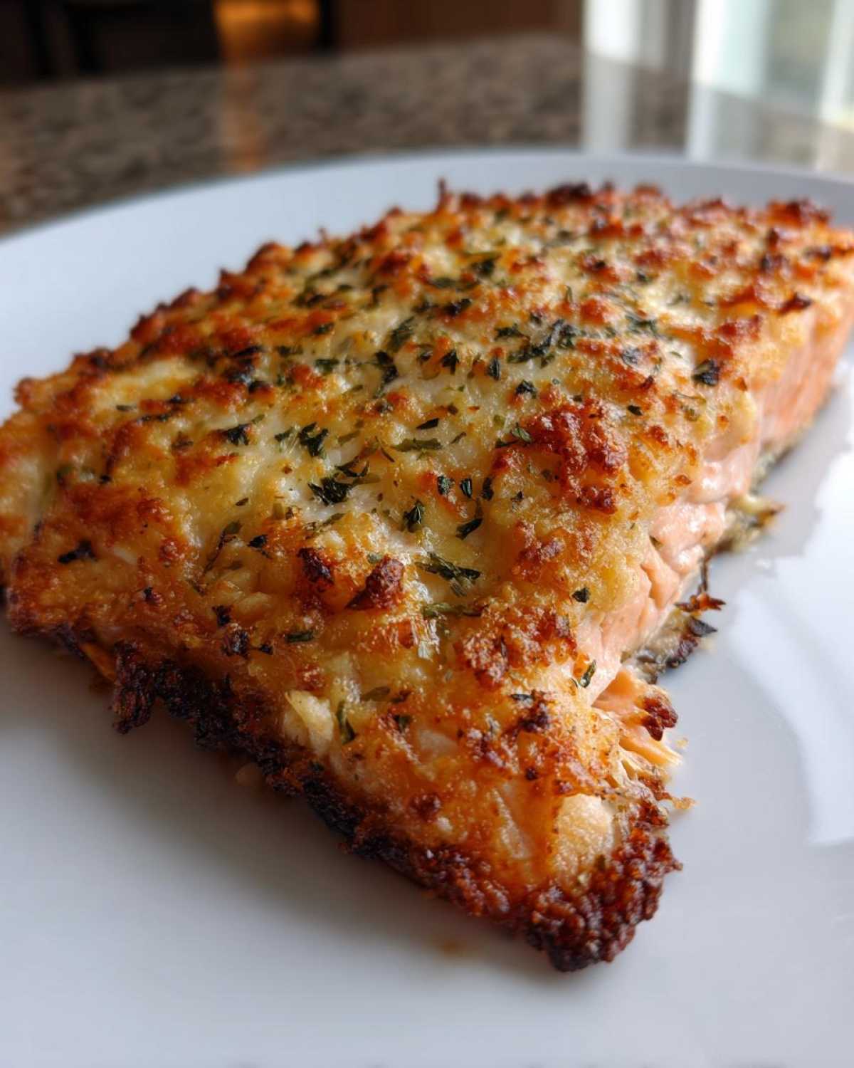 Parmesan Salamon Bake - detail 2