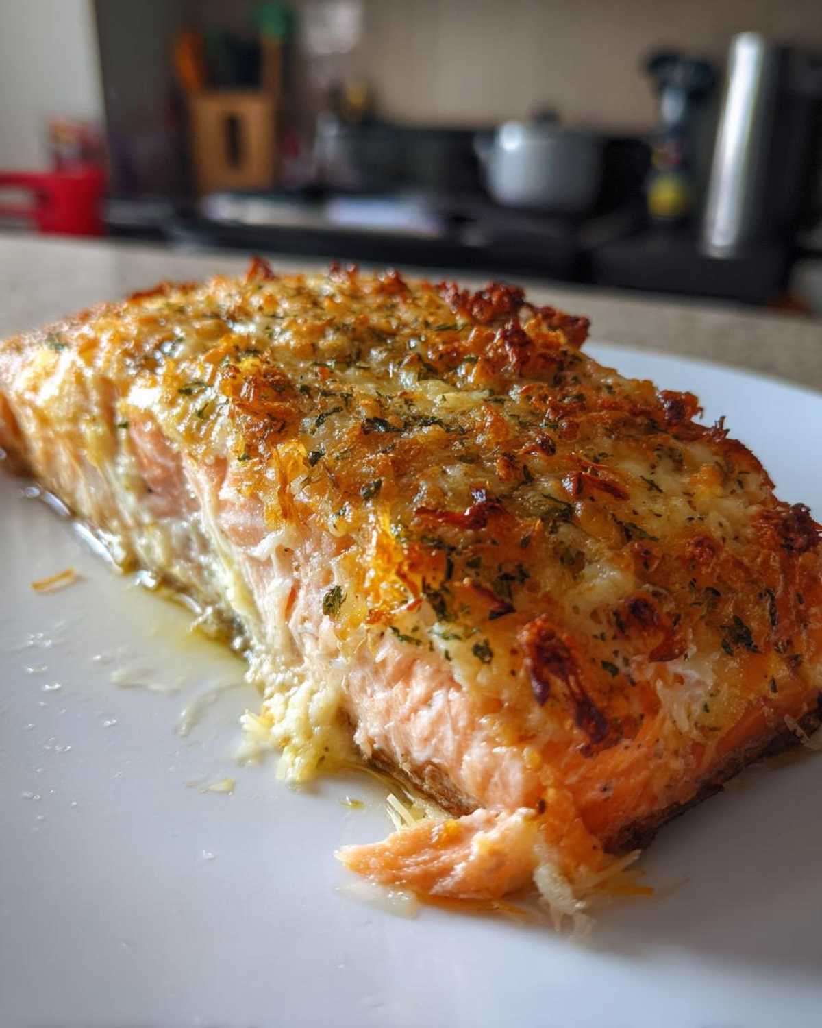 Parmesan Salamon Bake - detail 3