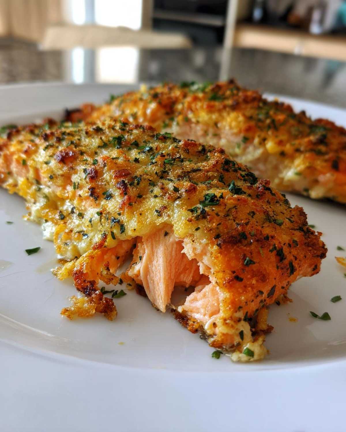 Parmesan Salamon Bake - detail 4