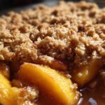 Peach Crisp with Fresh Peaches