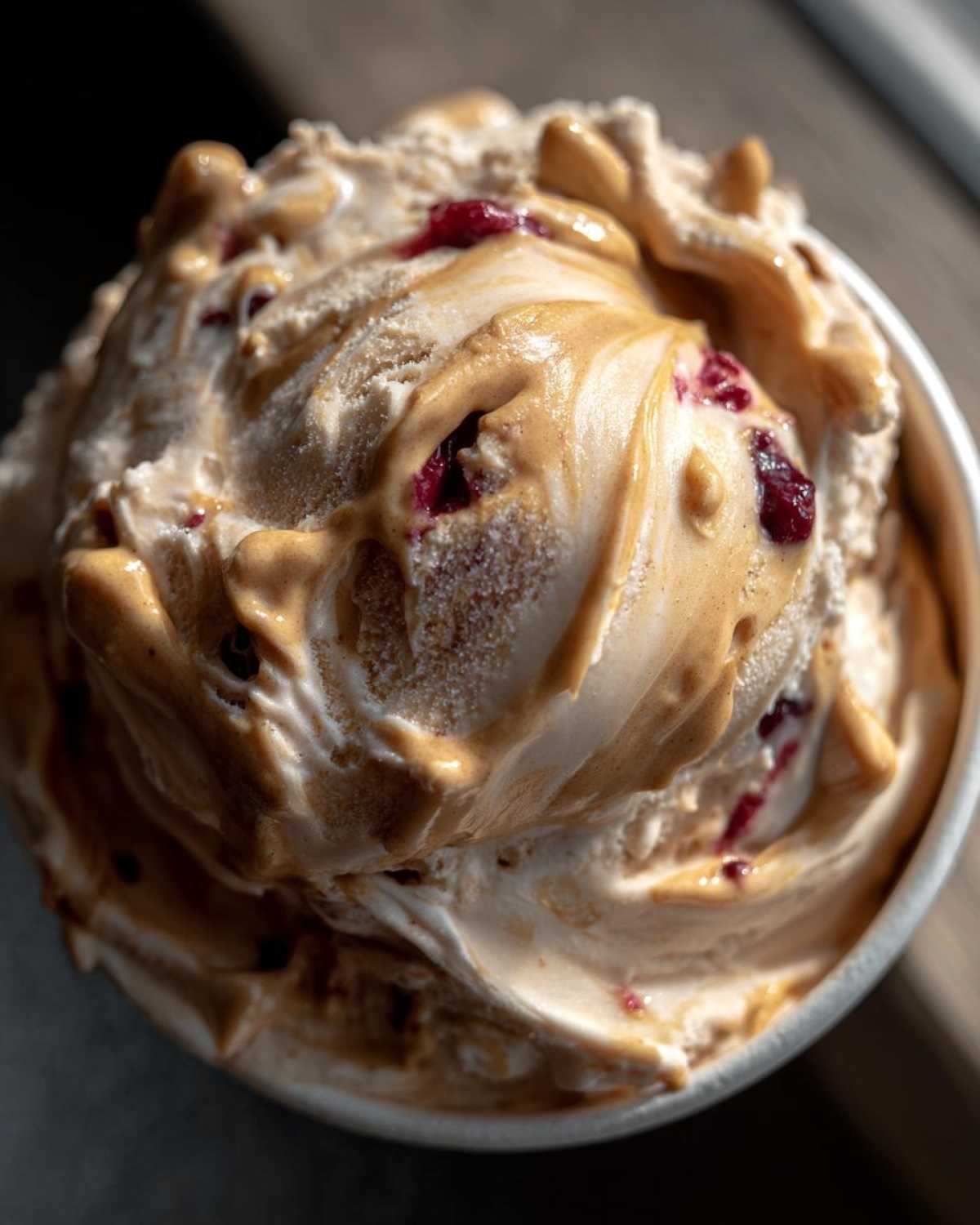 Peanut Butter and Jelly Ice Cream - detail 3
