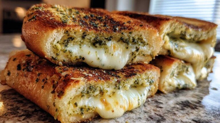 Pesto Grilled Cheese Roll-Ups