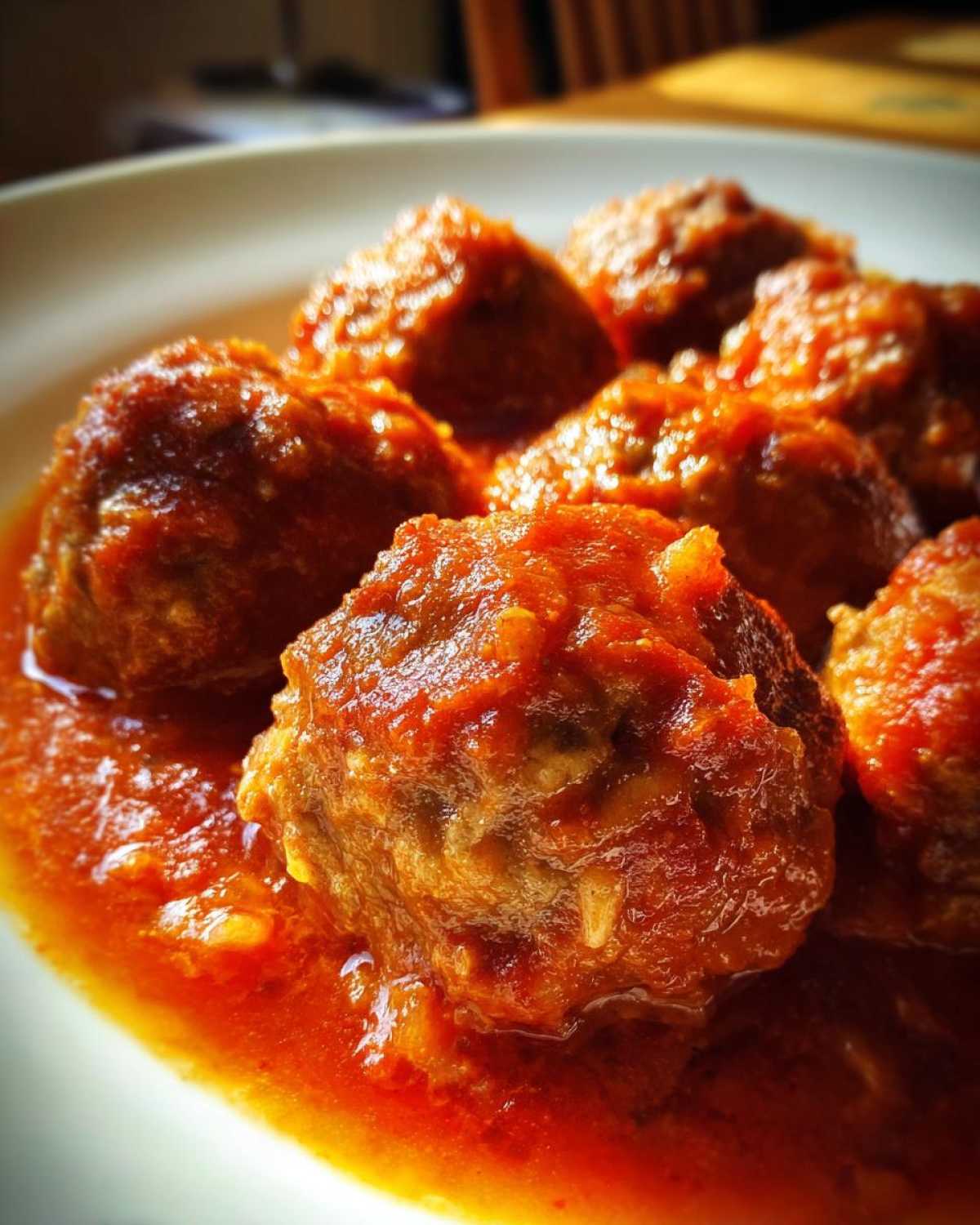 Porcupine Meatballs (Rice-Stuffed Meatballs) - detail 1