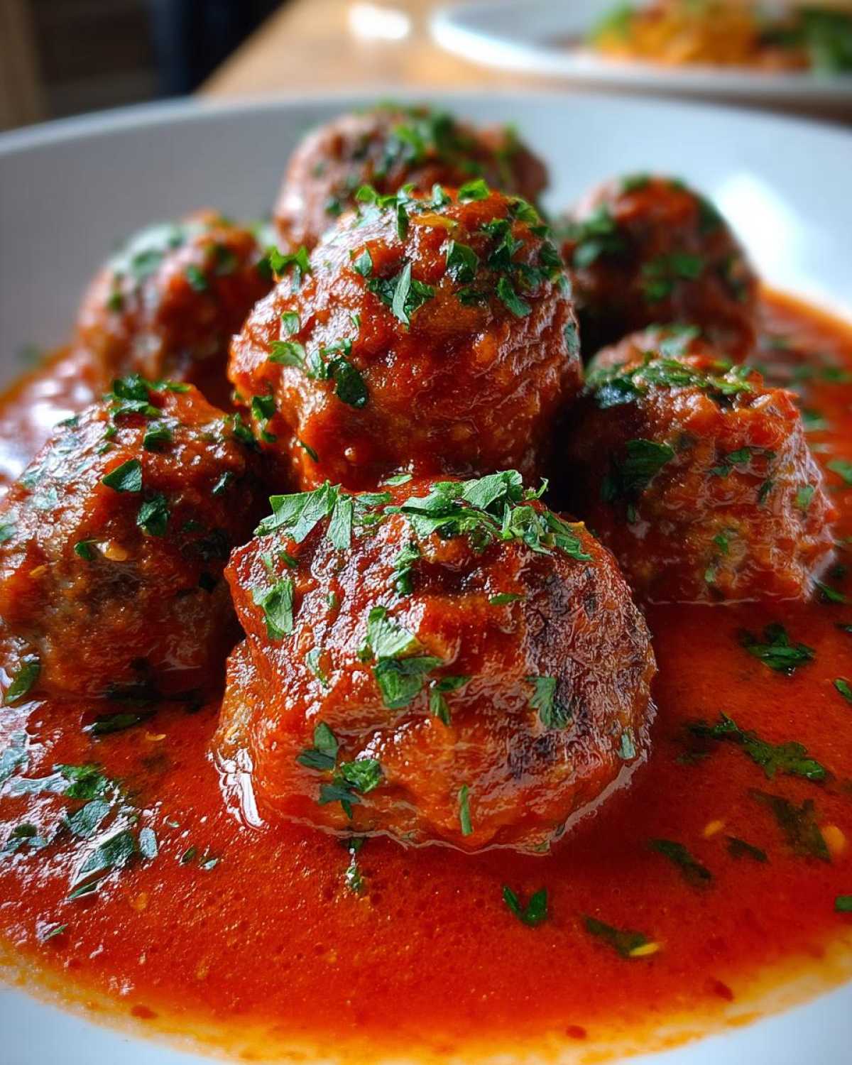 Porcupine Meatballs (Rice-Stuffed Meatballs) - detail 4