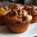 Pumpkin chocolate chip muffins
