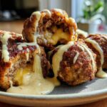 Queso Stuffed Meatballs