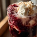 Red Wine Ice Cream Float