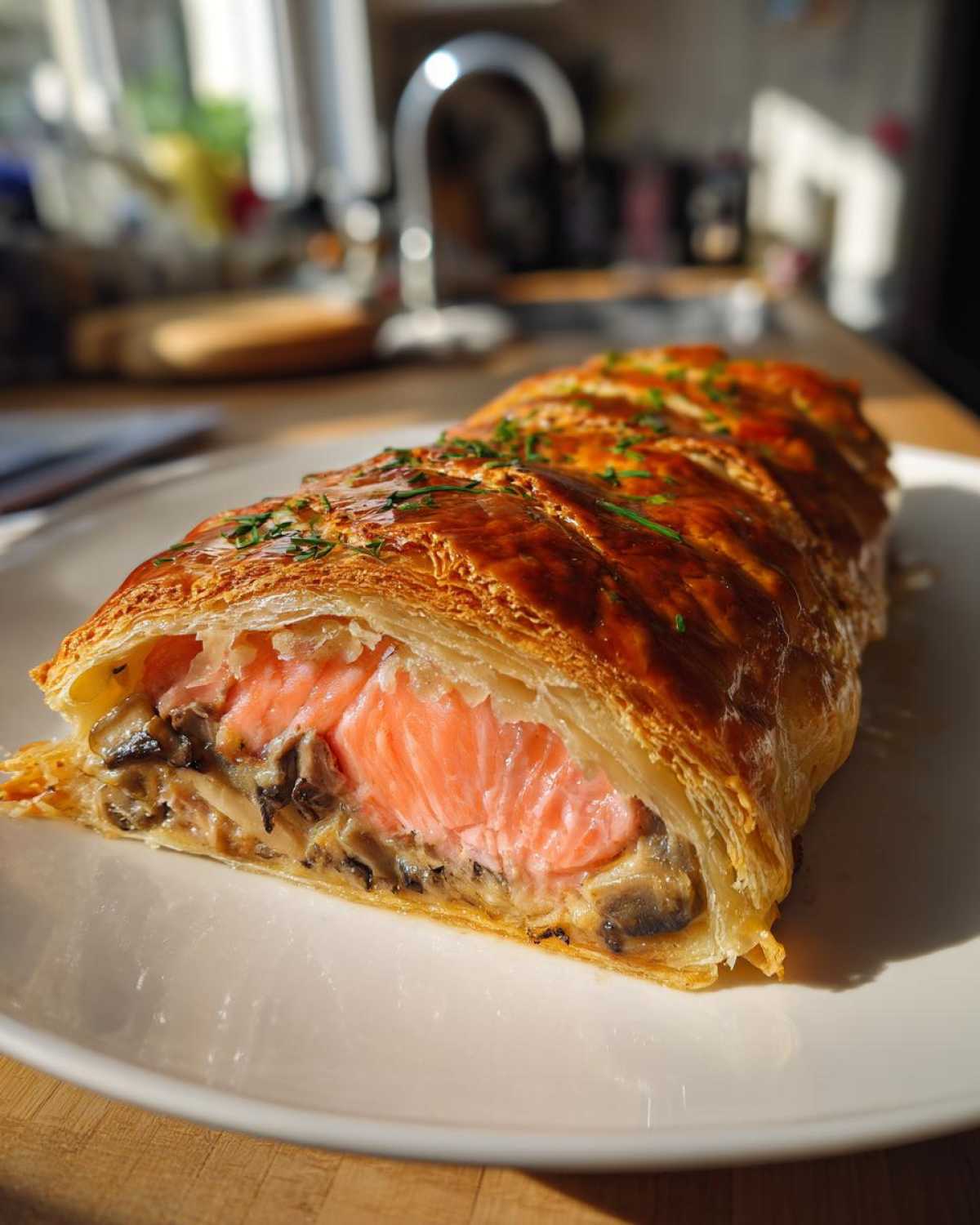 Salmon Wellington (Puff Pastry) - detail 2