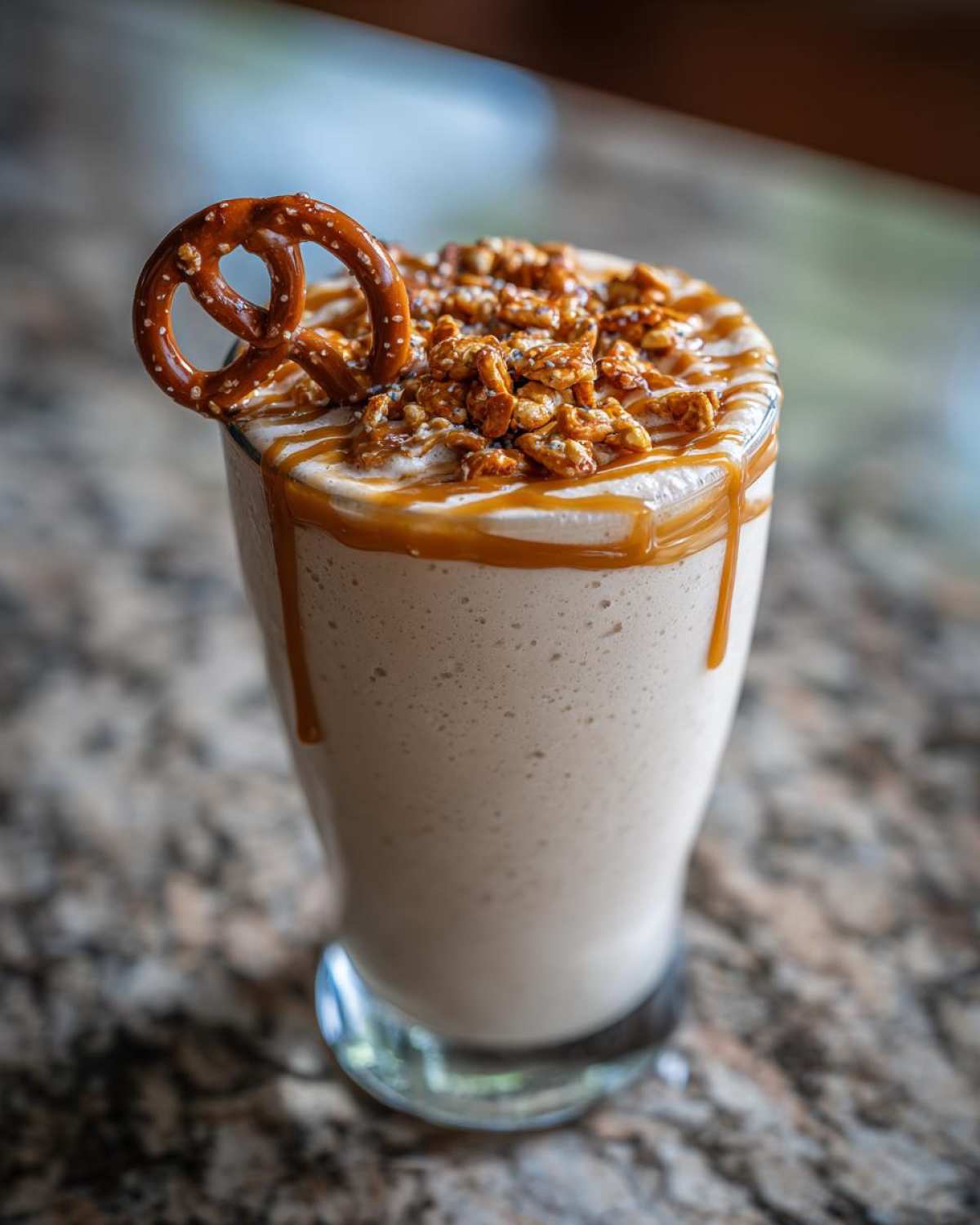 Salted Caramel Pretzel Milkshake (5-Minute Indulgence) - detail 4
