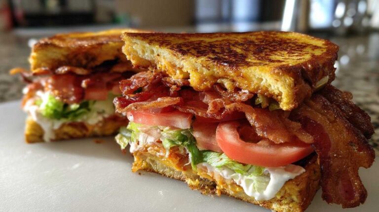 Savory French Toast BLT: 1 Delicious Twist Savory French Toast BLT