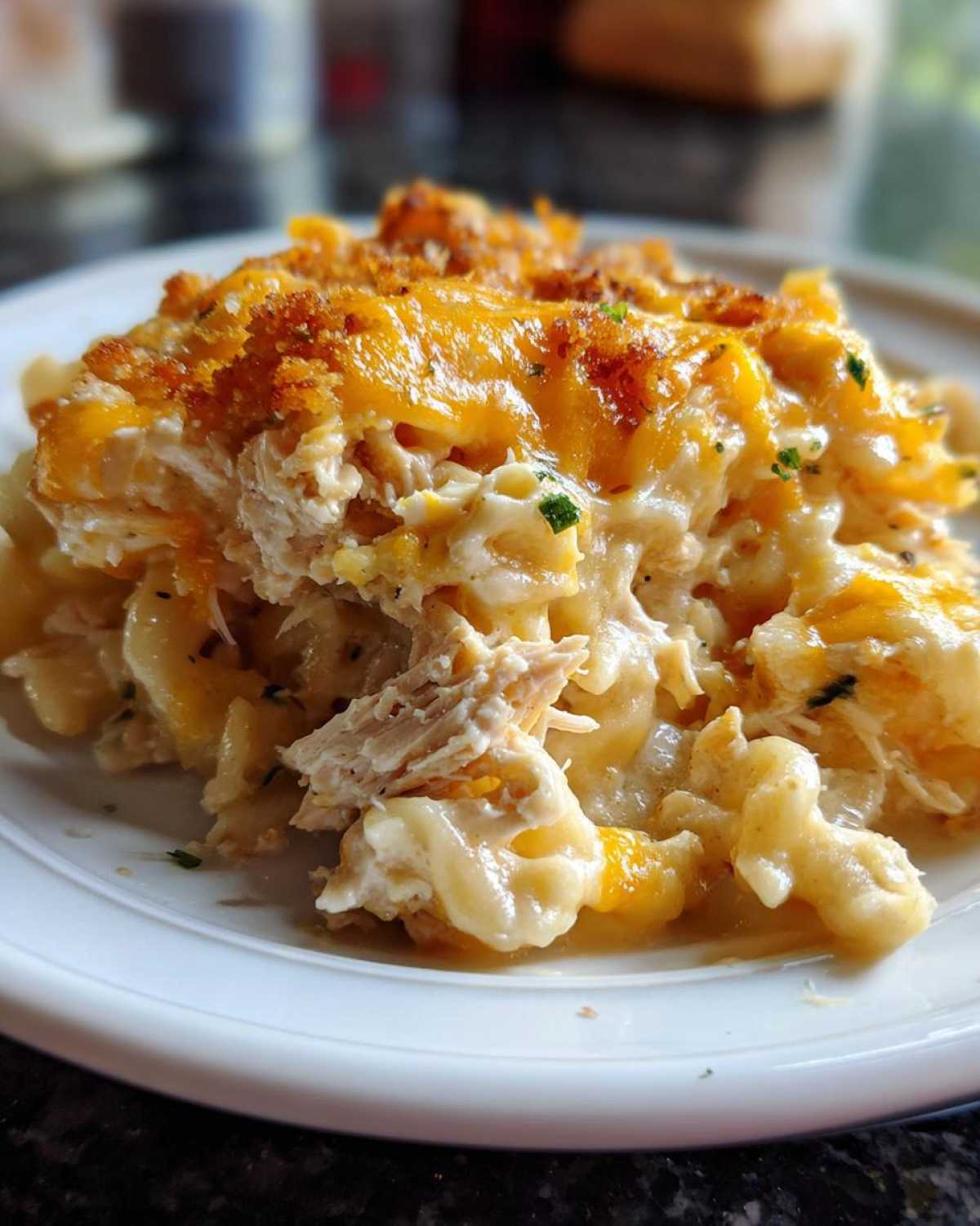 Slow cooker tuna noodle casserole - detail 2