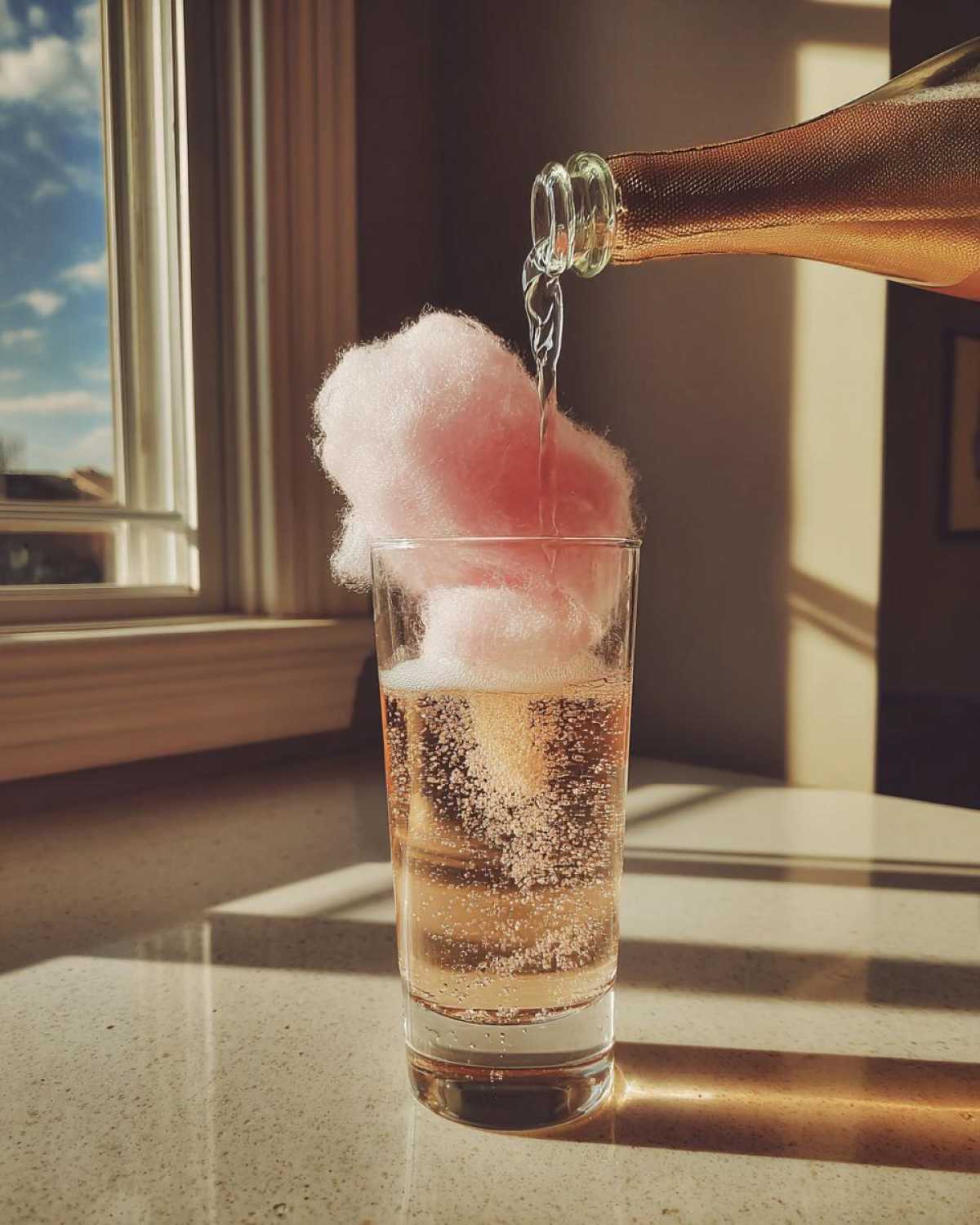 Sparkling Cotton Candy Mocktail - detail 2