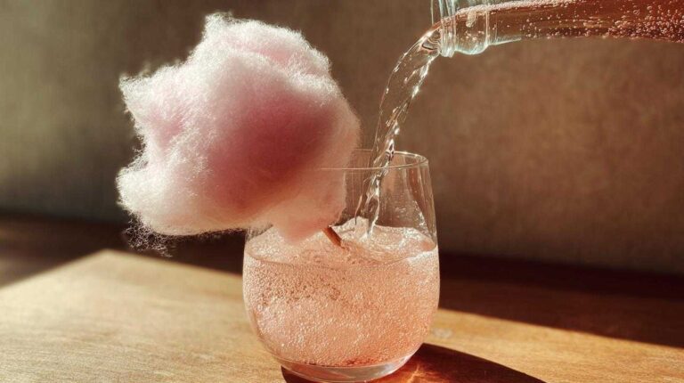 Sparkling Cotton Candy Mocktail