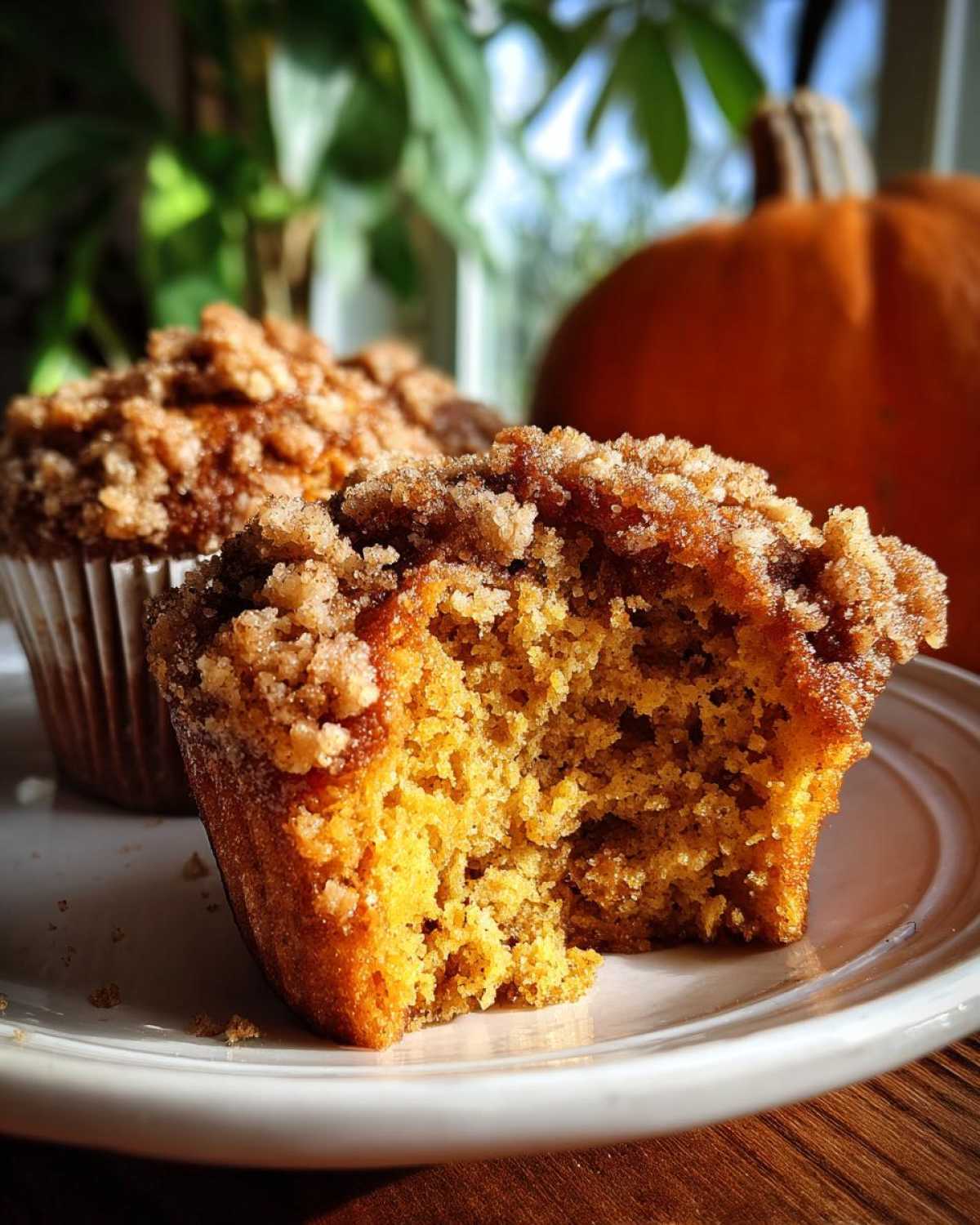 Spiced Pumpkin Streusel Muffins - detail 2