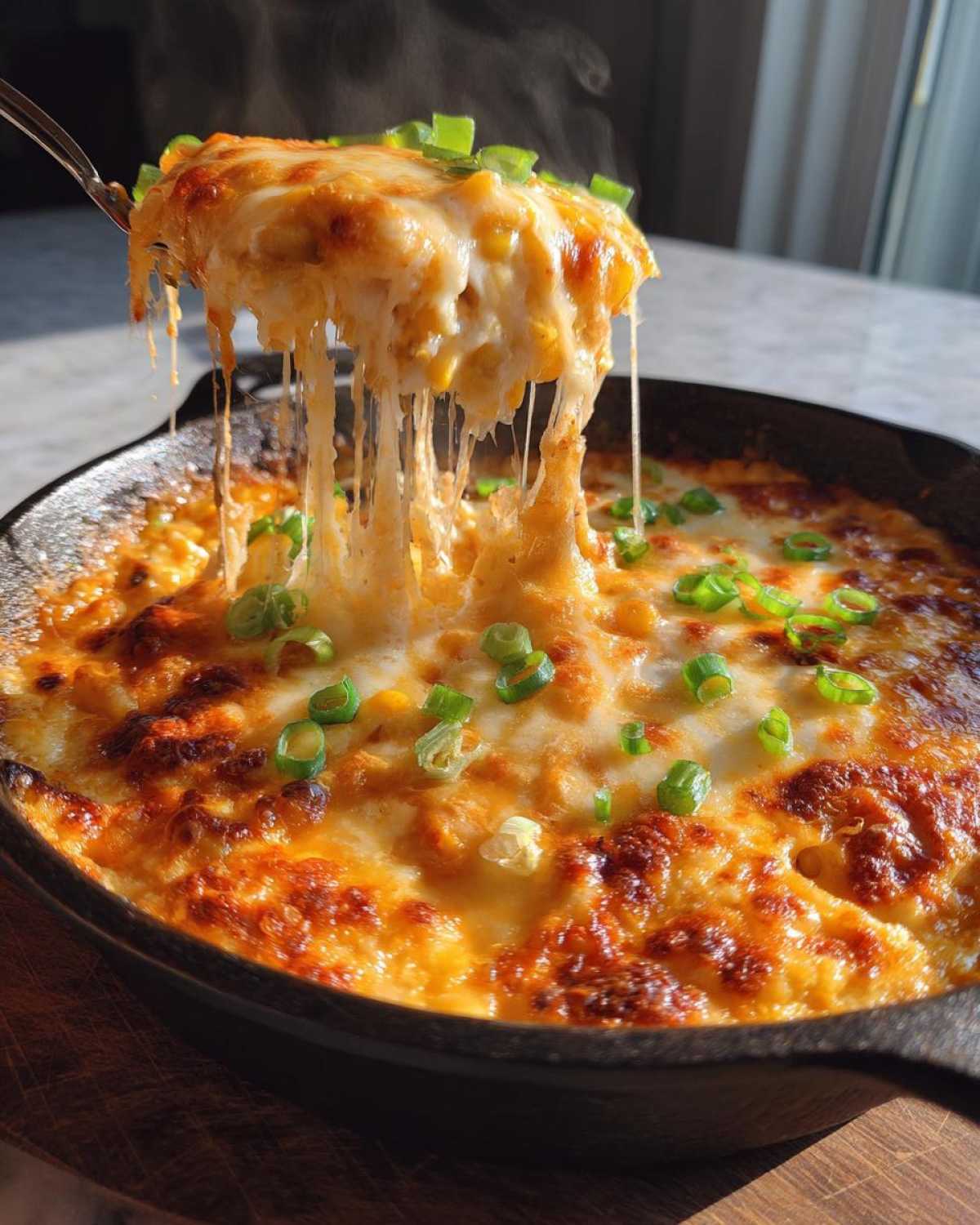 Spicy Korean Corn Cheese (Skillet Dip) - detail 1