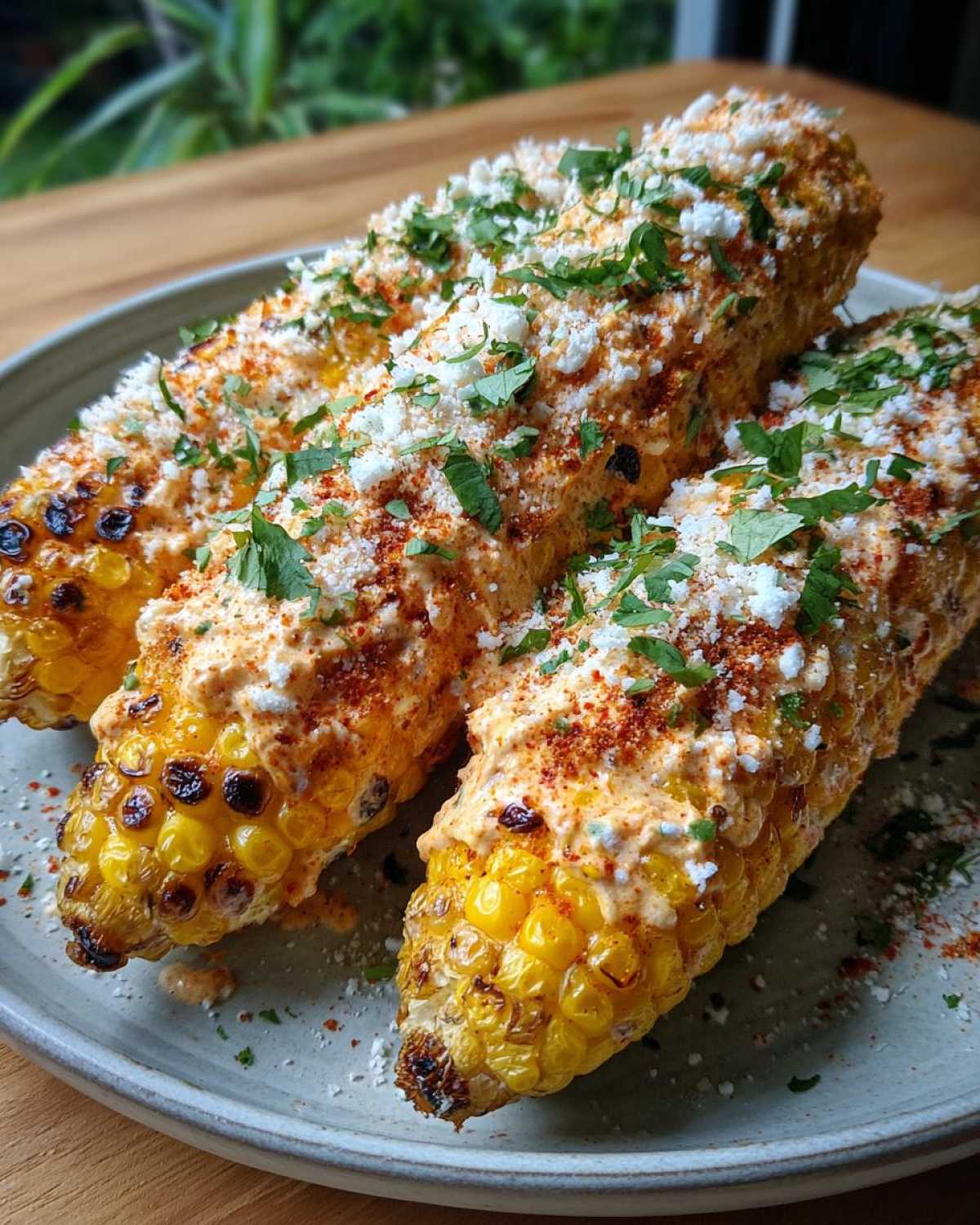 Spicy Mexican street corn - detail 4