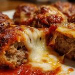Stuffed Crust Pizza Meatballs