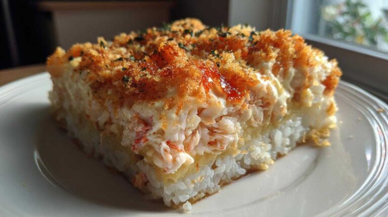 Irresistible Sushi Bake Casserole: 1 Creamy California Roll Dream Sushi Bake Casserole (Creamy California Roll Bake)