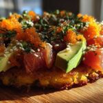 Sushi Pizza (Crispy Rice Base)