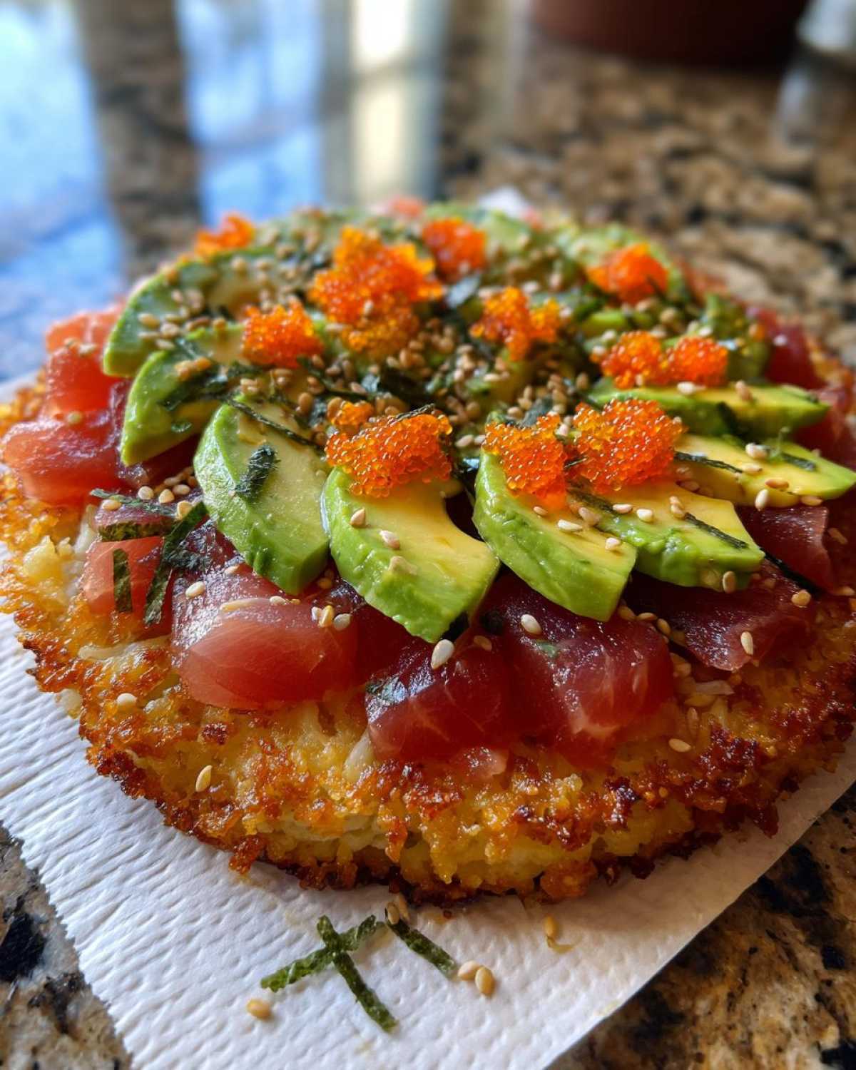 Sushi Pizza (Crispy Rice Base) - detail 2