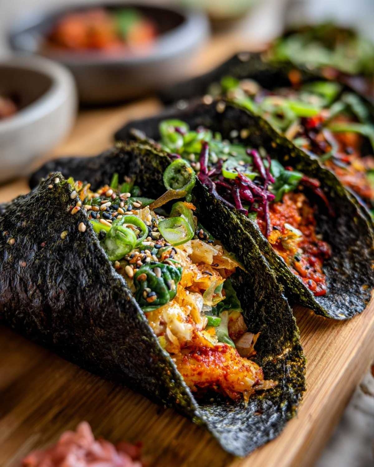 Sushi Tacos (Crispy Seaweed Shells) - detail 3