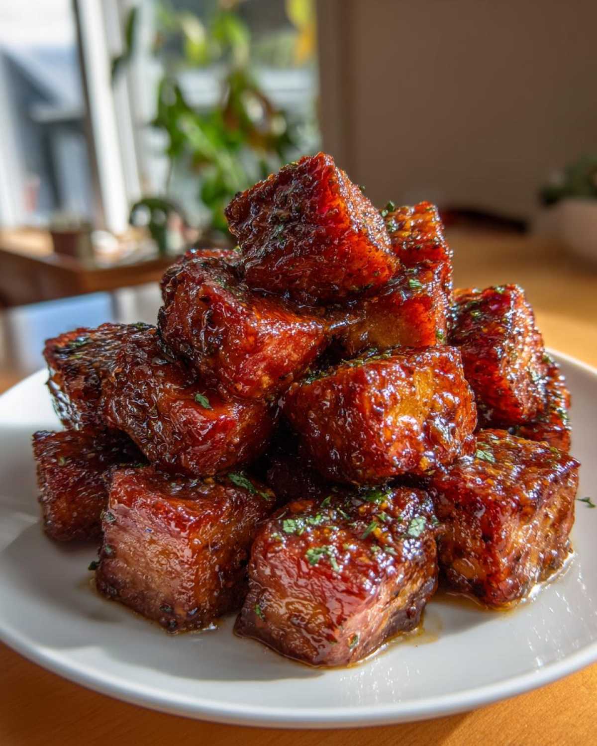 Sweet and Sour Spam Burnt Ends - detail 1