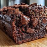 Triple Chocolate Chunk Zucchini Bread Bakery Loaf