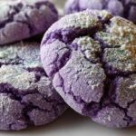 Ube Crinkle Cookies (Purple Yam Treat)