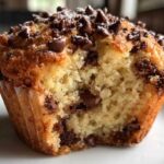 Vegan chocolate chip muffins