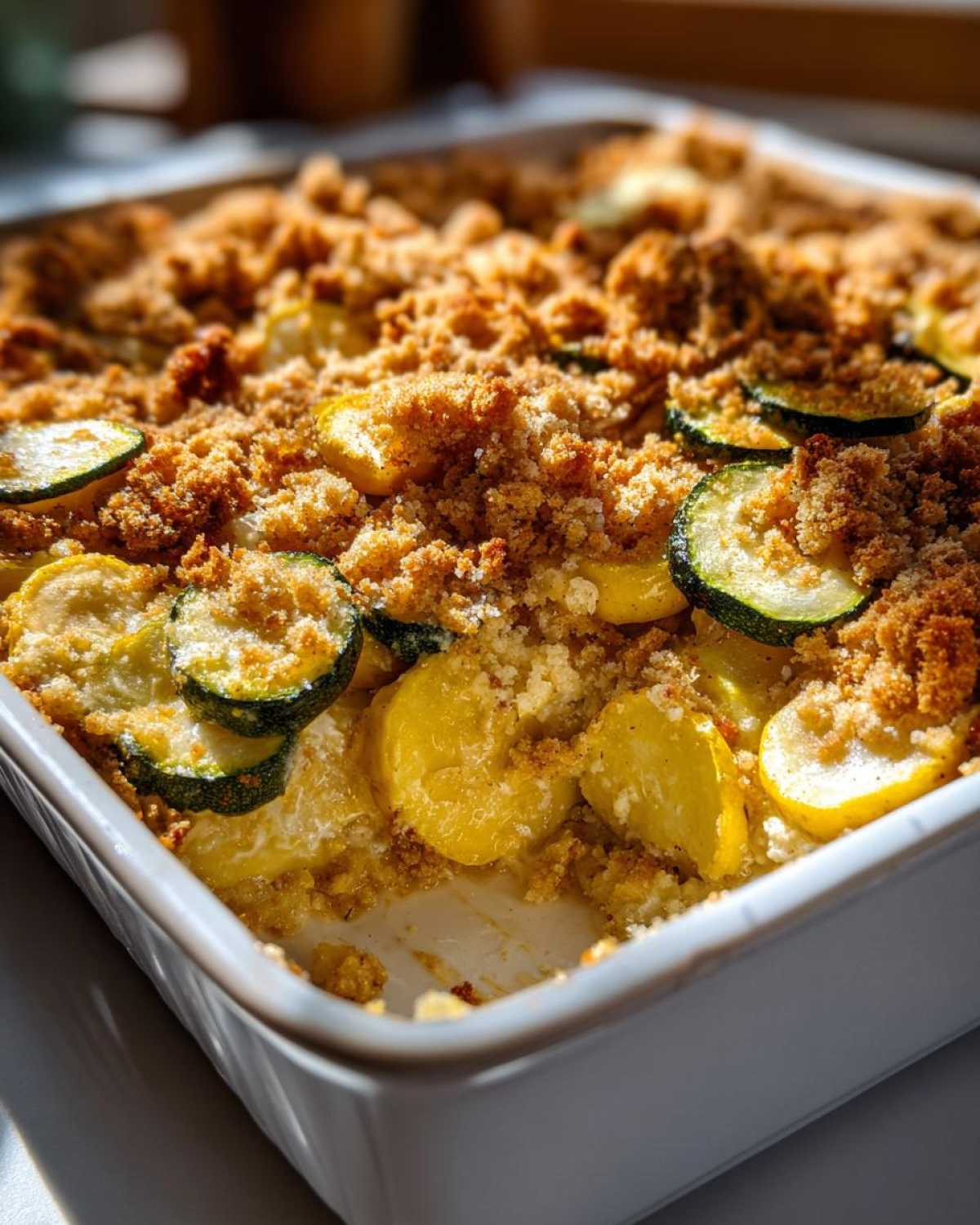 Vegan squash casserole - detail 2