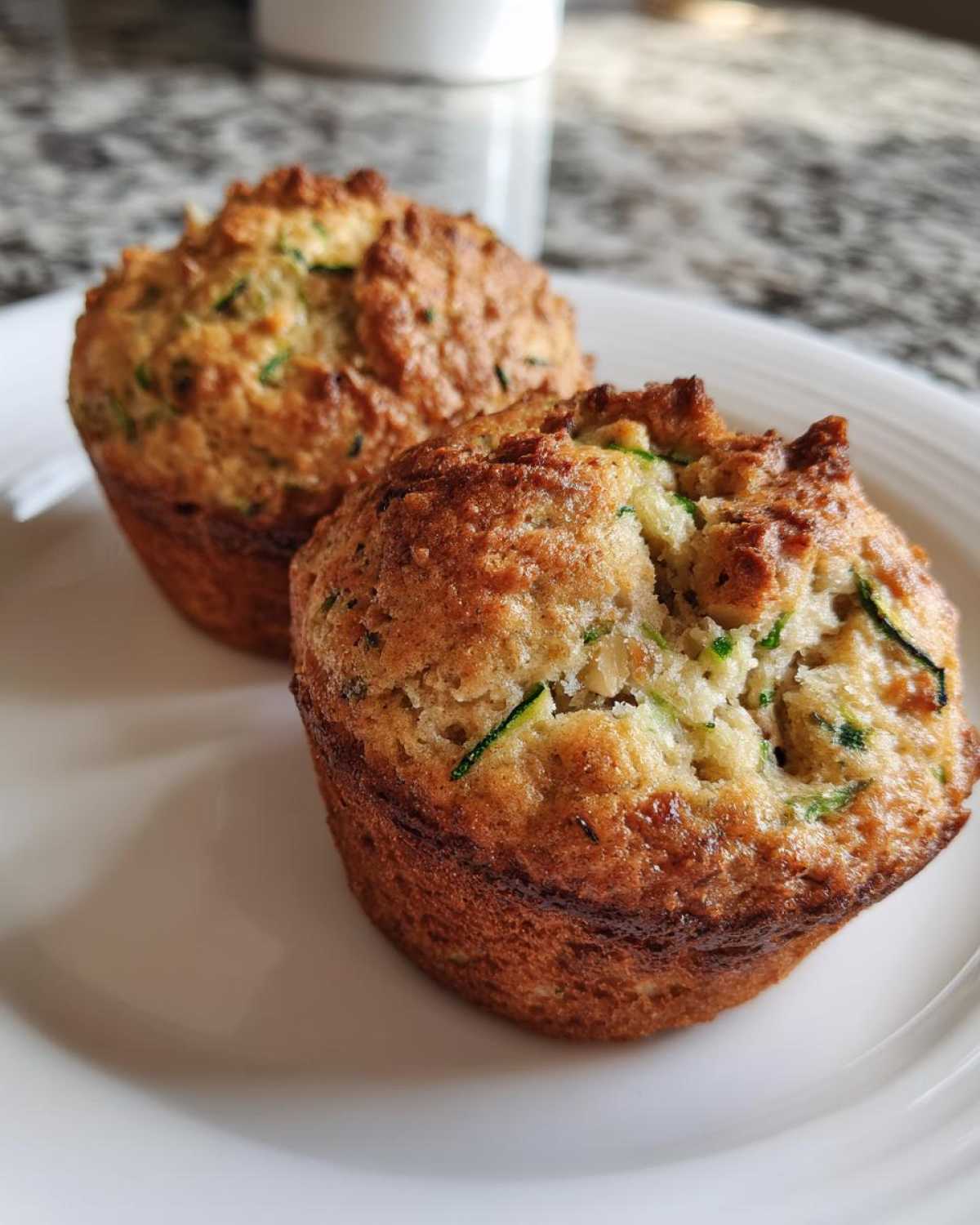 Vegan zucchini muffins - detail 3