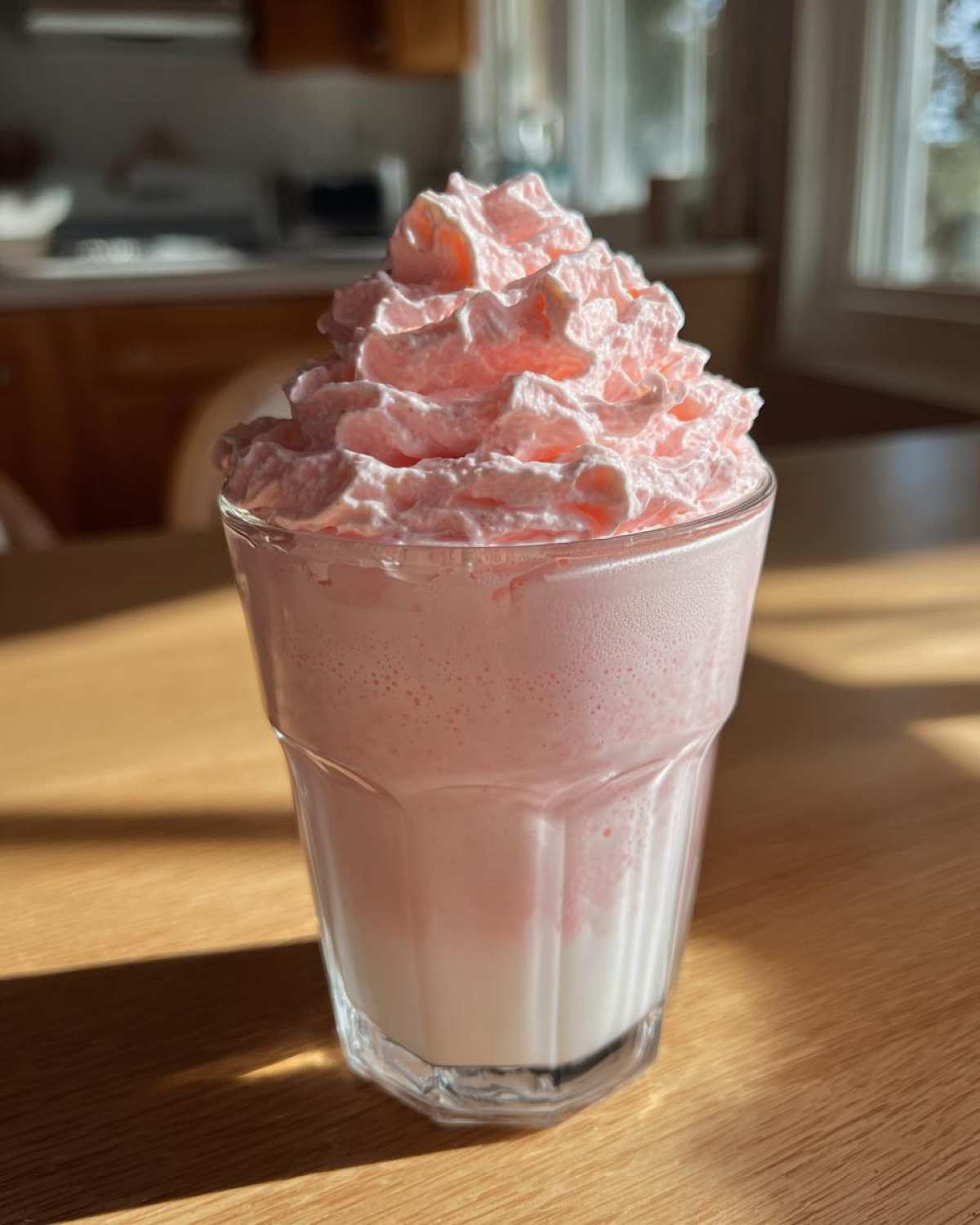 Whipped Strawberry Milk (3-Ingredient TikTok Drink) - detail 1