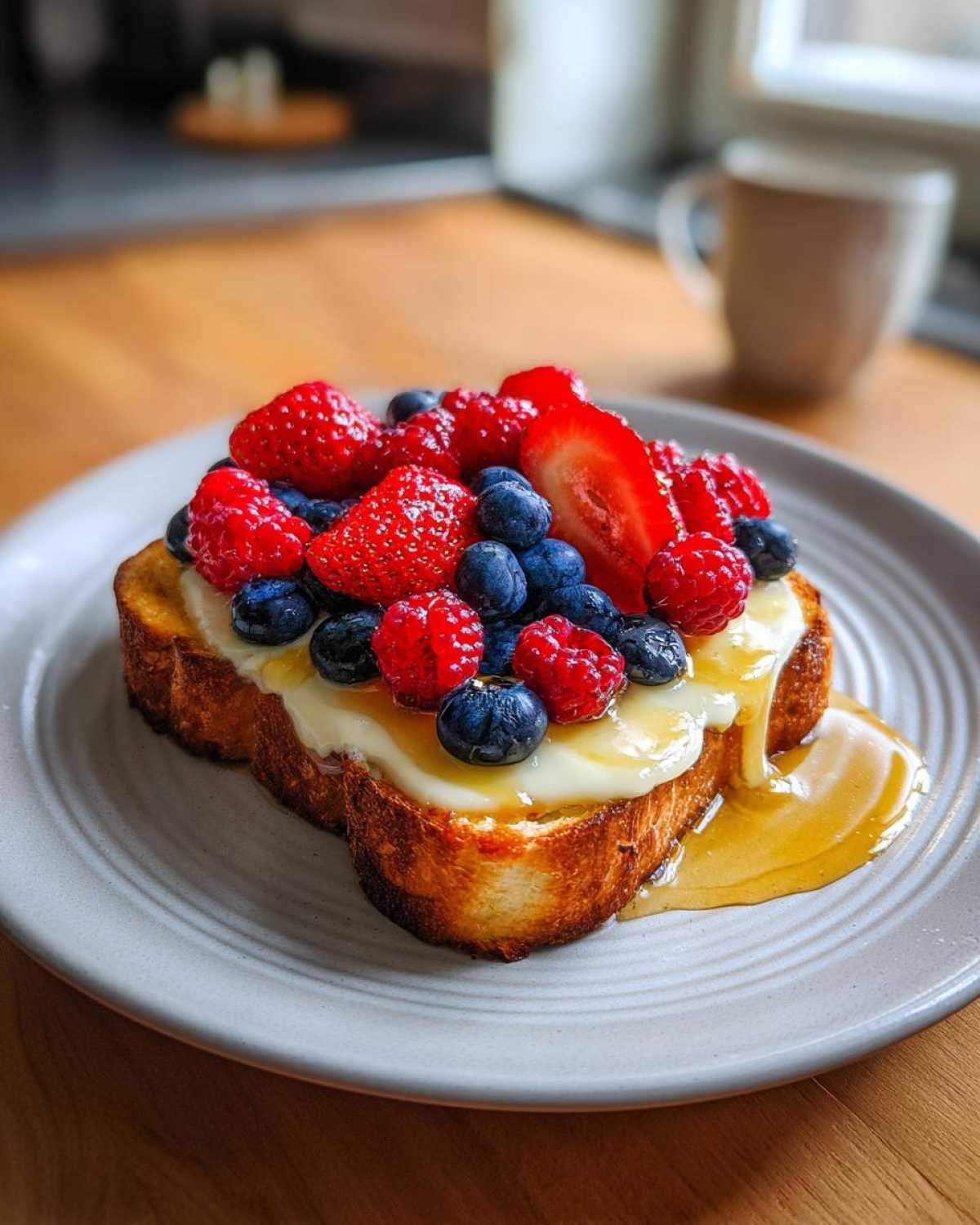 Yogurt Custard Toast (TikTok Breakfast) - detail 4