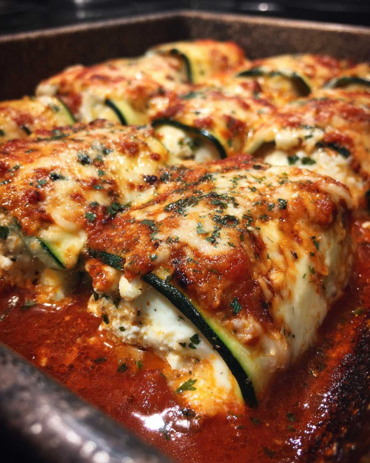 Zucchini Lasagna Roll-Ups (No Noodle Low-Carb) - detail 1