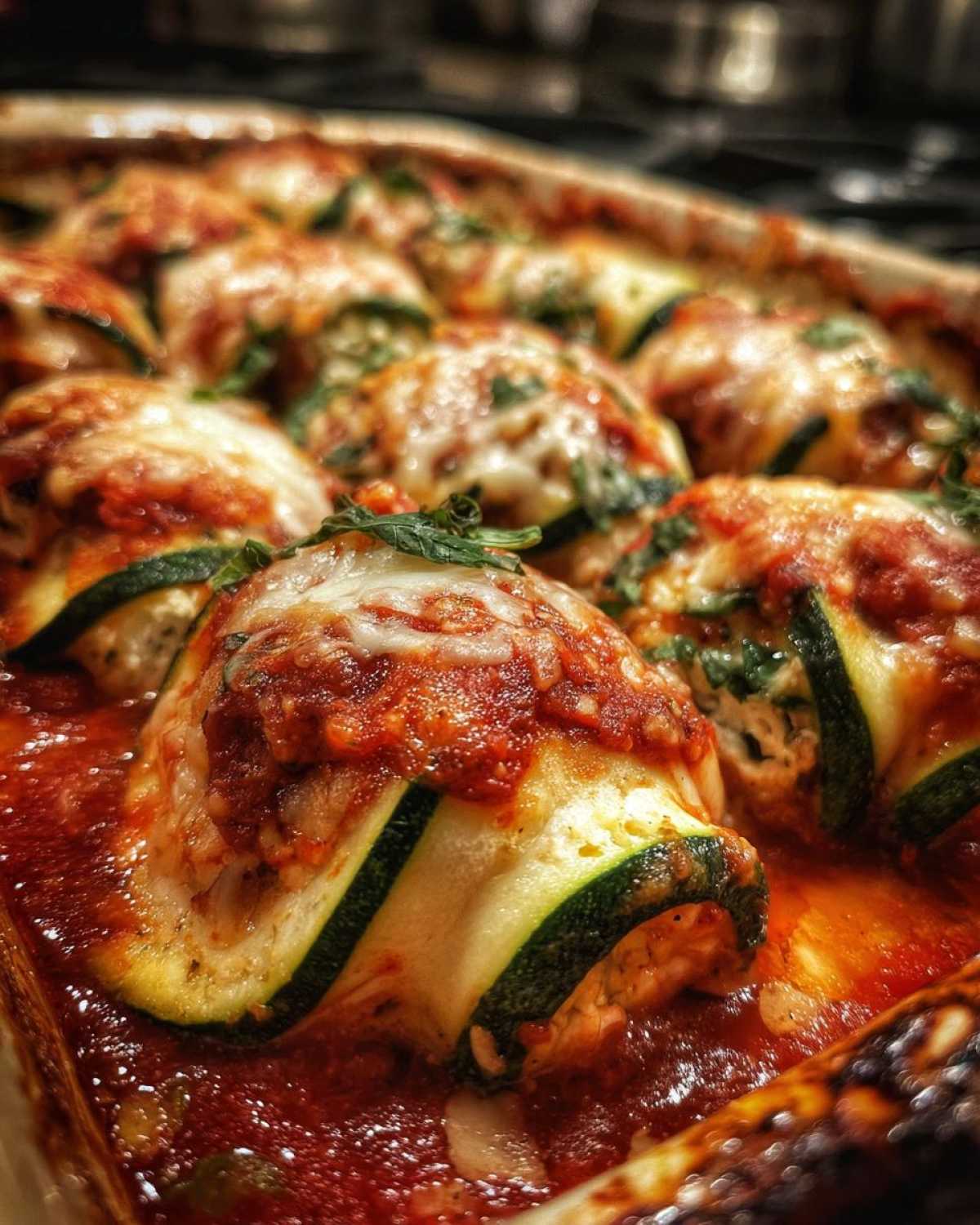Zucchini Lasagna Roll-Ups (No Noodle Low-Carb) - detail 2