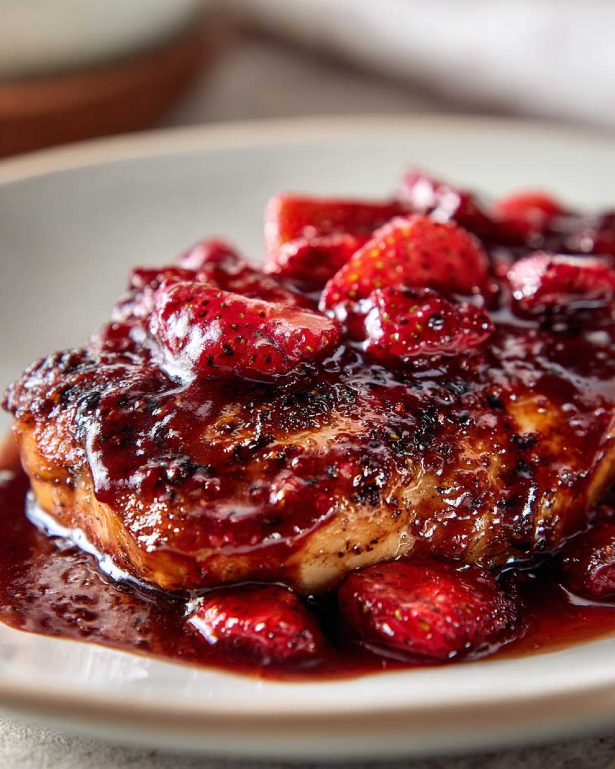 Balsamic Strawberry Chicken - detail 2