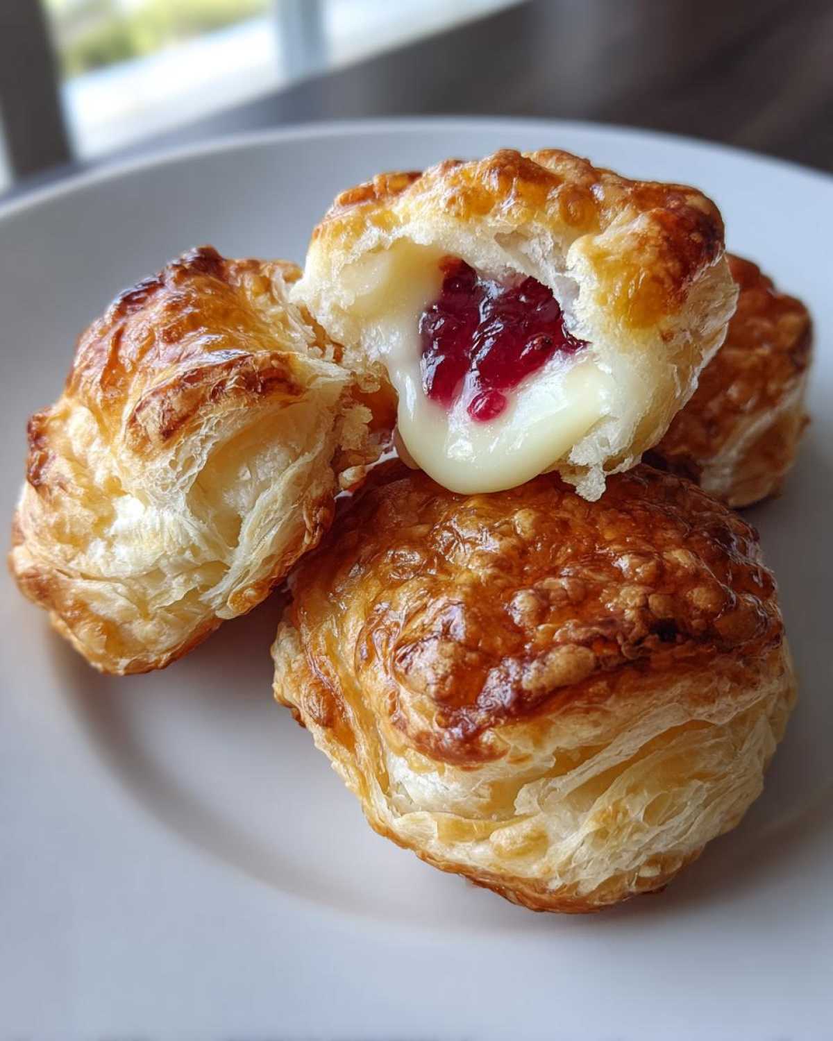 Brie and Cranberry Puff Pastry Bites - detail 1