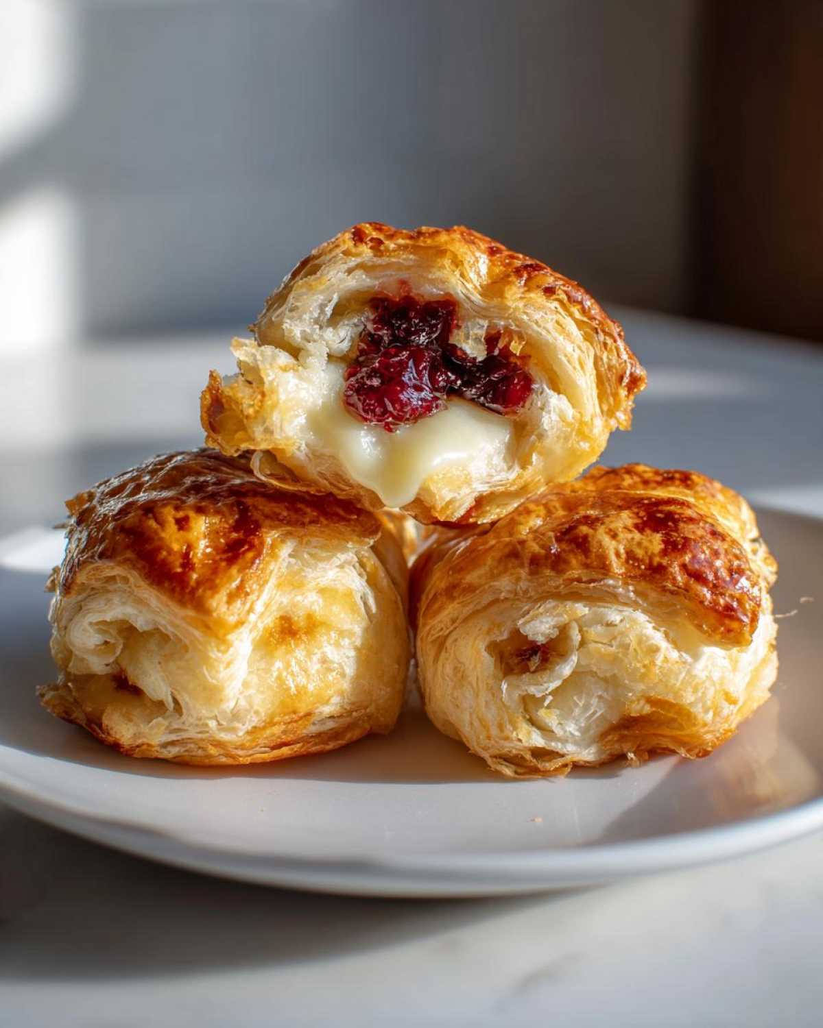 Brie and Cranberry Puff Pastry Bites - detail 2