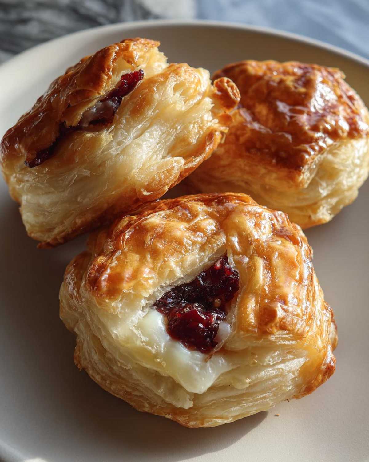 Brie and Cranberry Puff Pastry Bites - detail 3