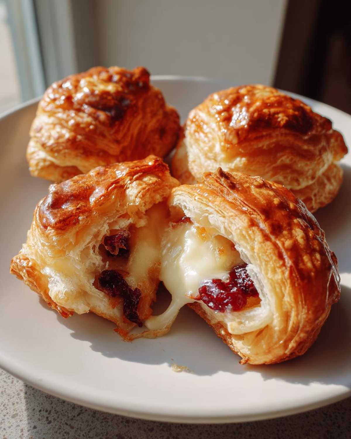 Brie and Cranberry Puff Pastry Bites - detail 4