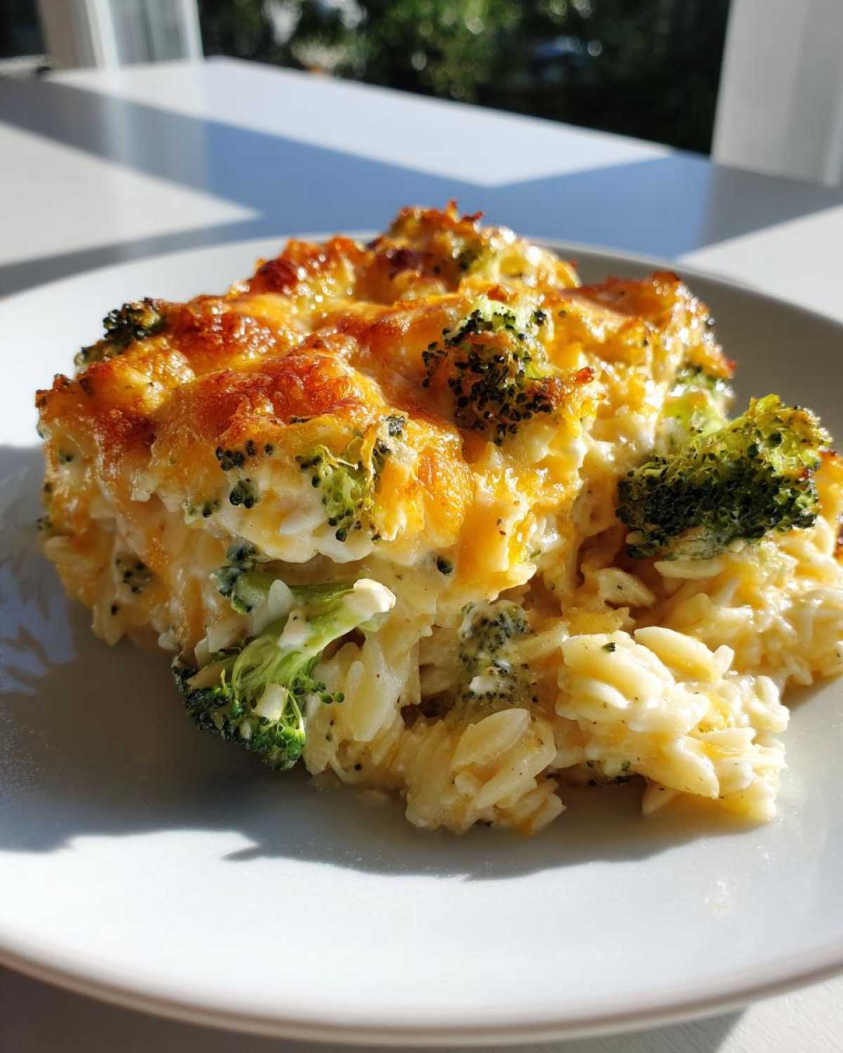 Broccoli Cheddar Orzo Bake - detail 2