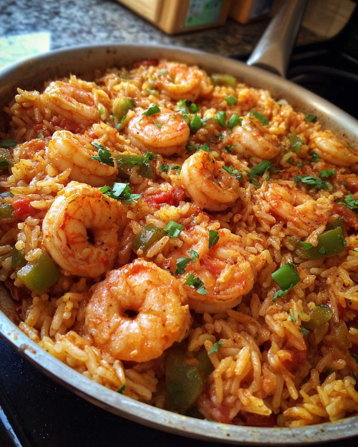 Cajun Shrimp and Rice Skillet - detail 1