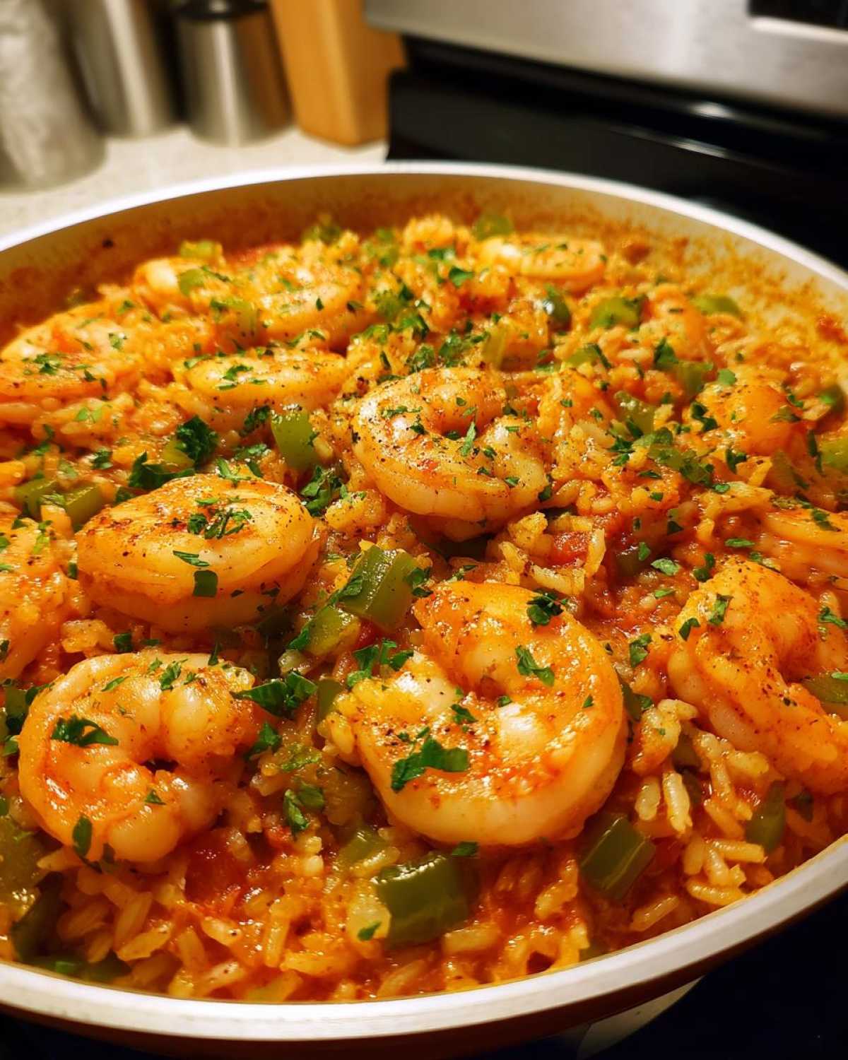 Cajun Shrimp and Rice Skillet - detail 2