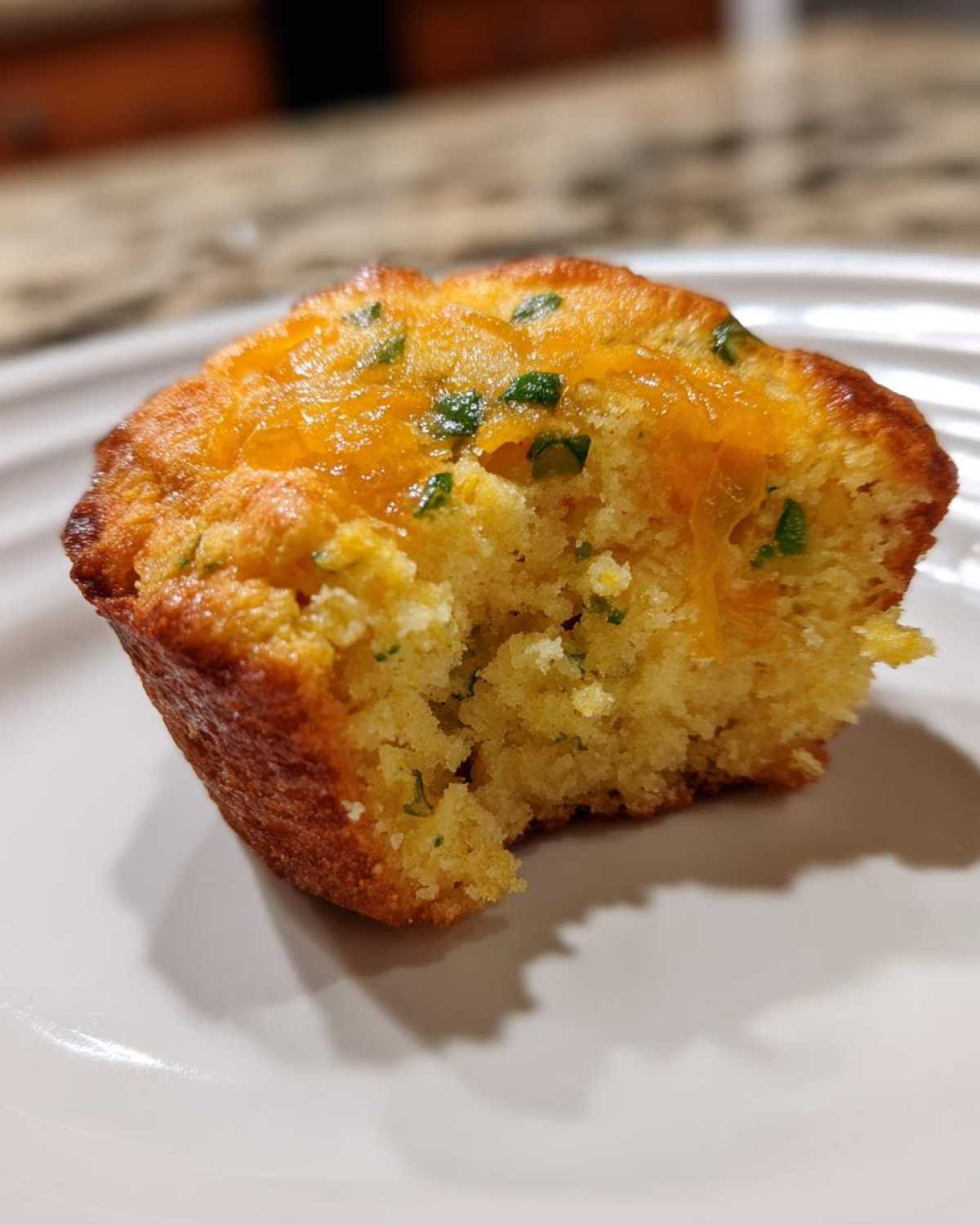 Cheddar Jalapeño Cornbread Muffins - detail 3
