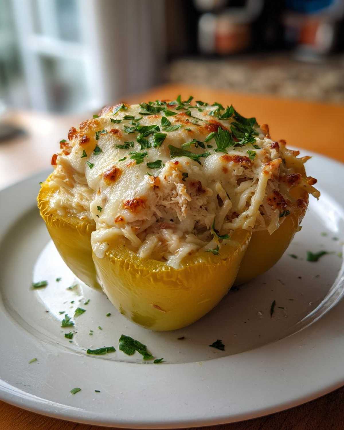 Chicken Alfredo Stuffed Peppers - detail 1