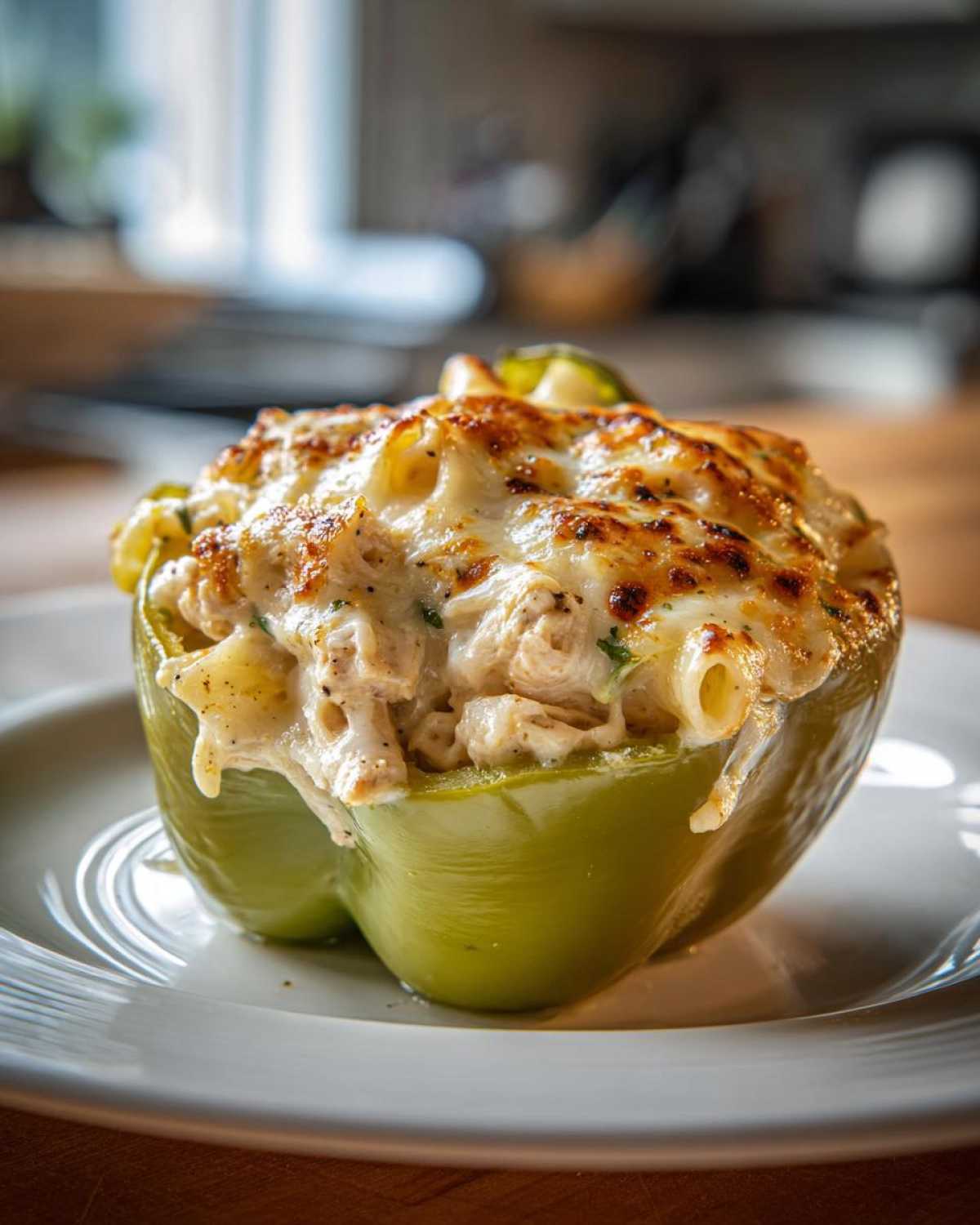 Chicken Alfredo Stuffed Peppers - detail 3