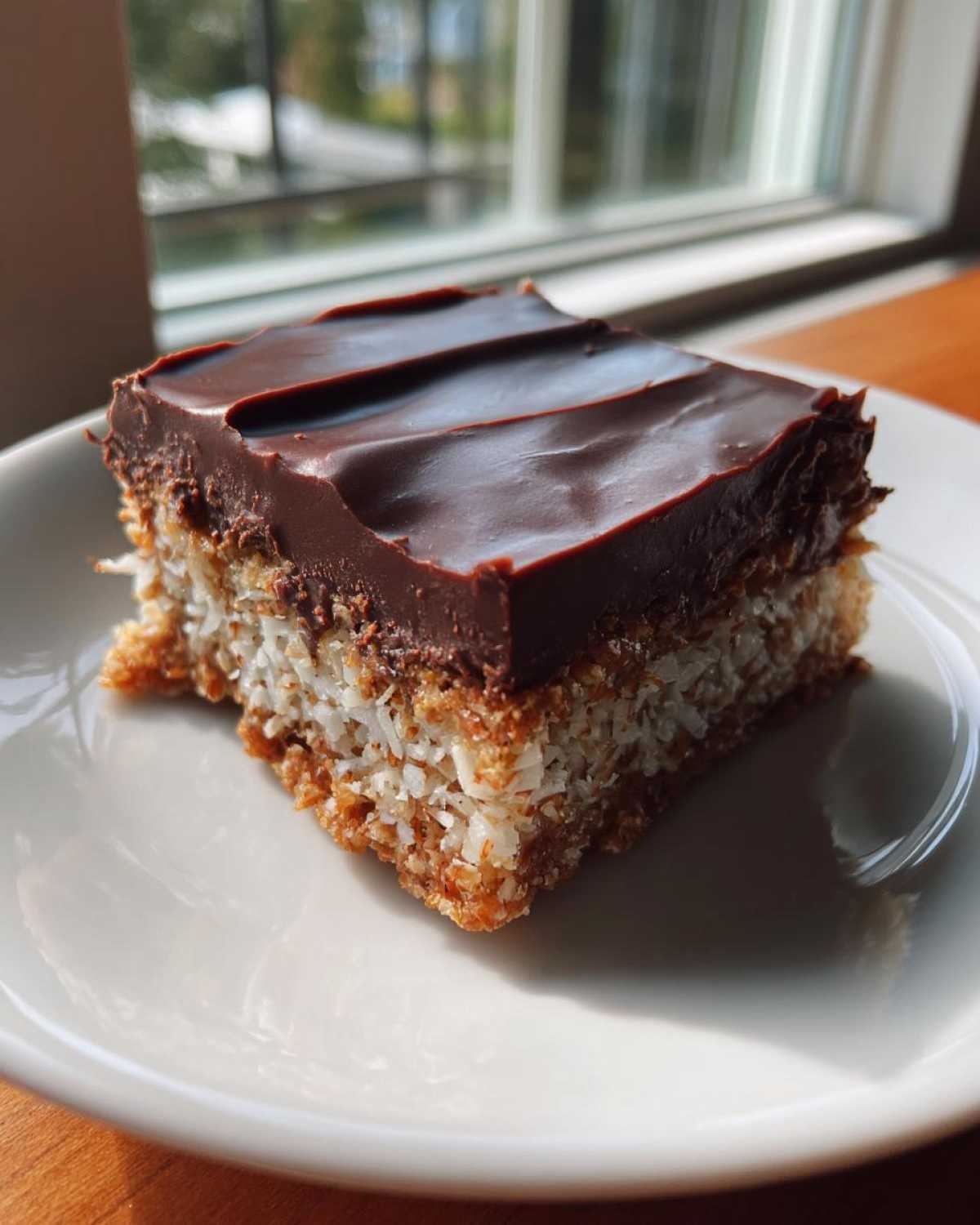 Chocolate Dipped Coconut Bars - detail 1
