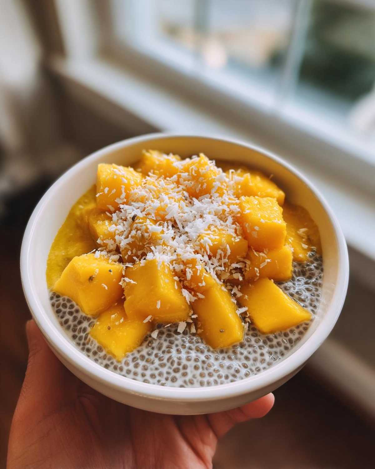 Coconut Mango Chia Pudding - detail 1