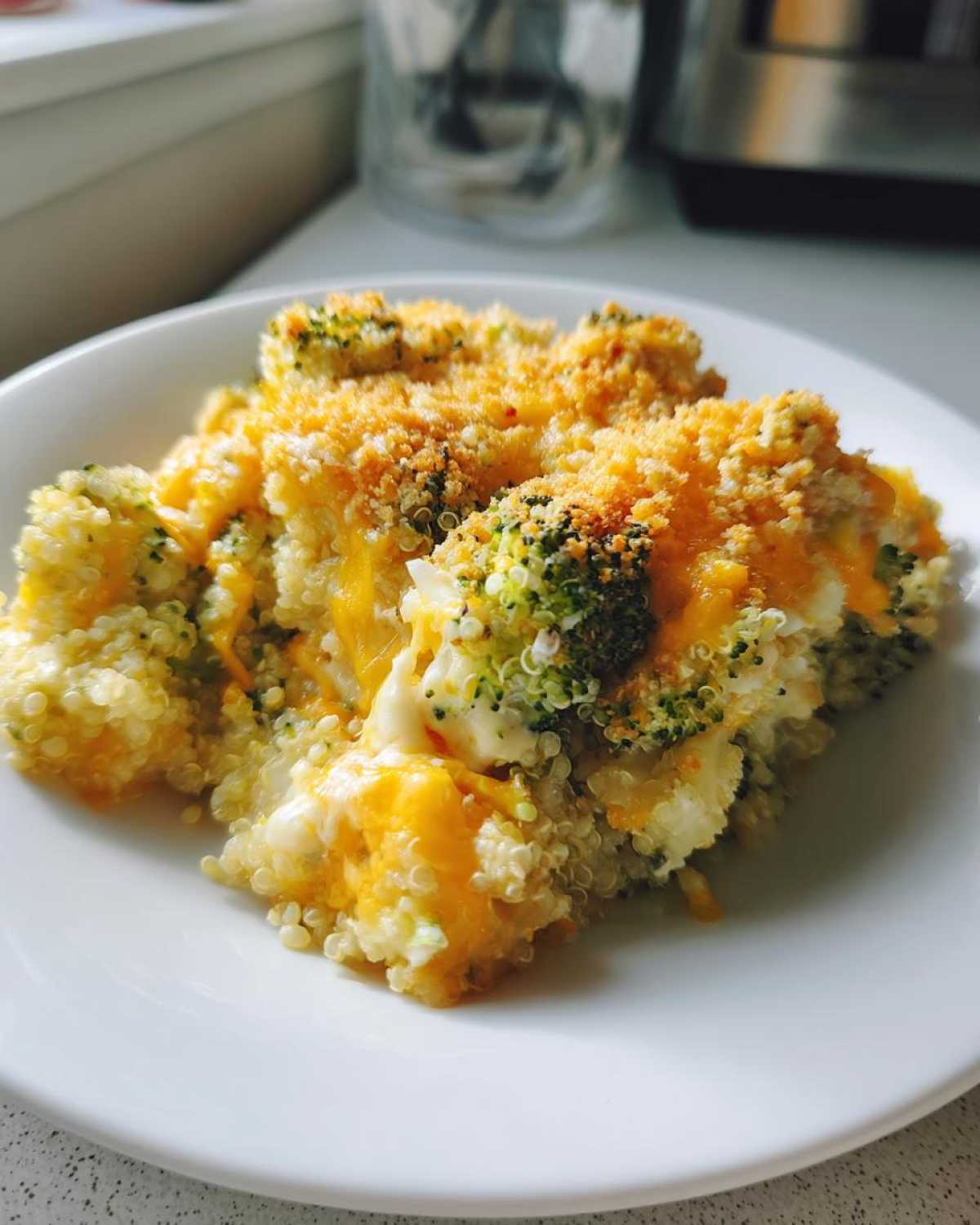 Creamy Broccoli and Quinoa Bake - detail 2