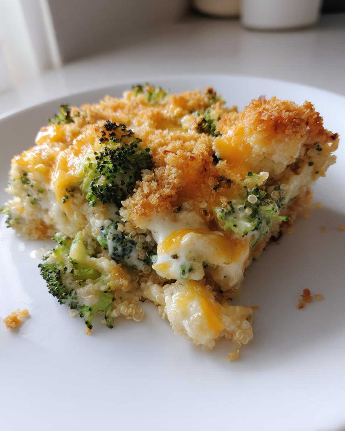 Creamy Broccoli and Quinoa Bake - detail 3